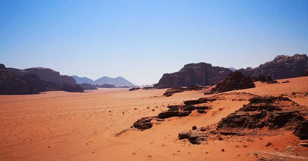 Desert du Wadi Rum en Jordanie